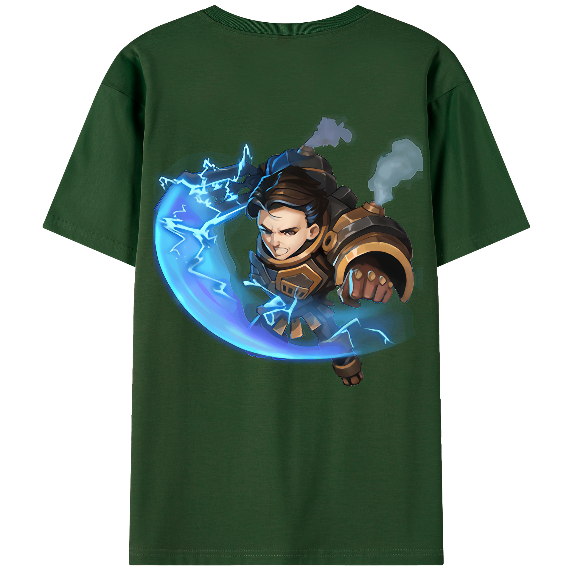リーグ・オブ・レジェンド League of Legends LOL 綿100％半袖Tシャツ（背面プリント）